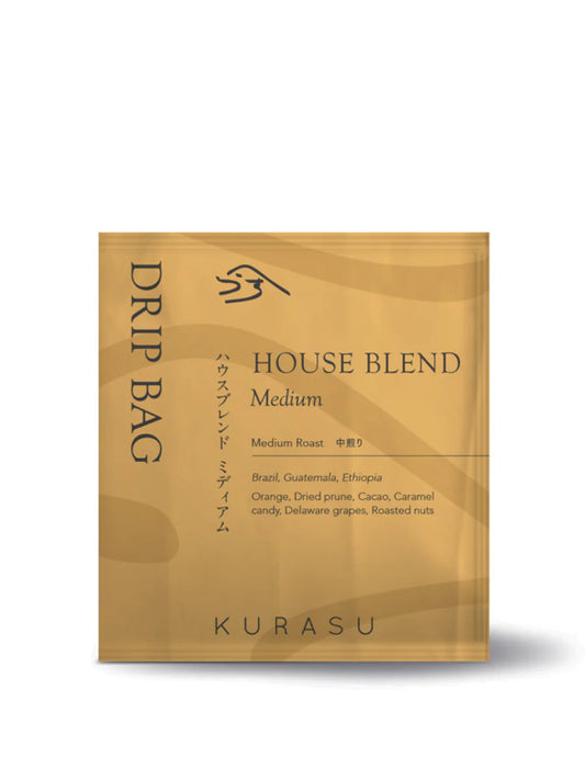 Kurasu Drip Coffee Bag - House Blend Medium [Medium roast]
