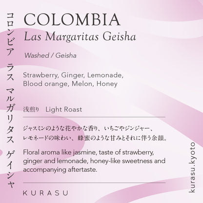 [Premium] Colombia Las Magaritas Geisha [Light roast]