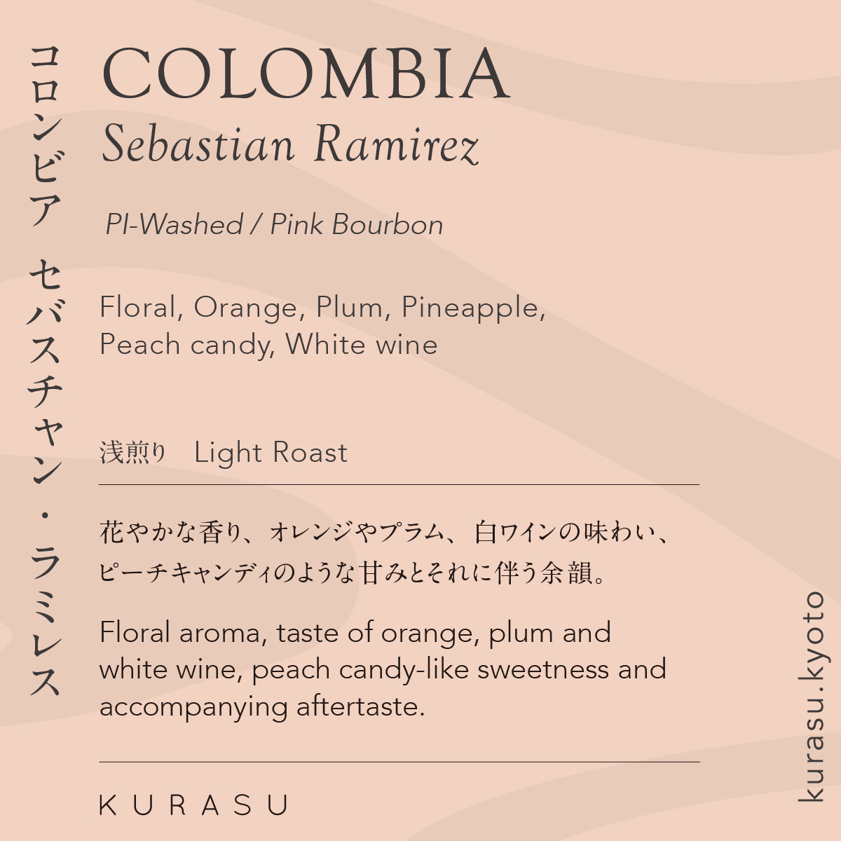 Colombia Sebastian Ramirez [Light roast]