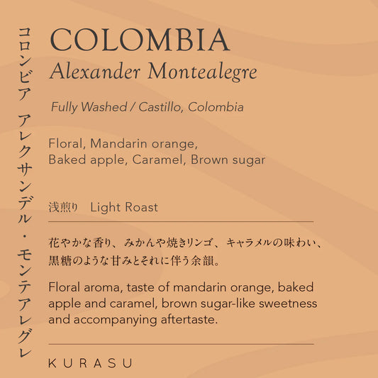 Colombia Alexander Montealegre[Light roast]