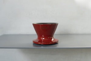 Yasukiyo Wooden Dripper - URUSHI Dripper Yasukiyo Red 