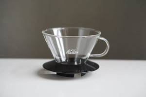 Kalita Wave #185 Glass Dripper Black Dripper Kalita #185 Kalita Glass Dripper Black 