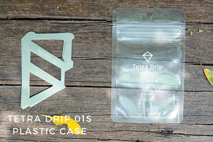 Munieq Tetra Dripper 01 Stainless Dripper Munieq Tetra Drip 01S Plastic Case 