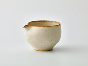 Matcha / tea lipped bowl - Original design crafted in Kyoto, Kiyomizu yaki
